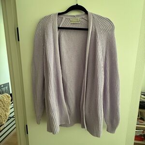 Urban Outfitters Light Purple Oversized Cardigan